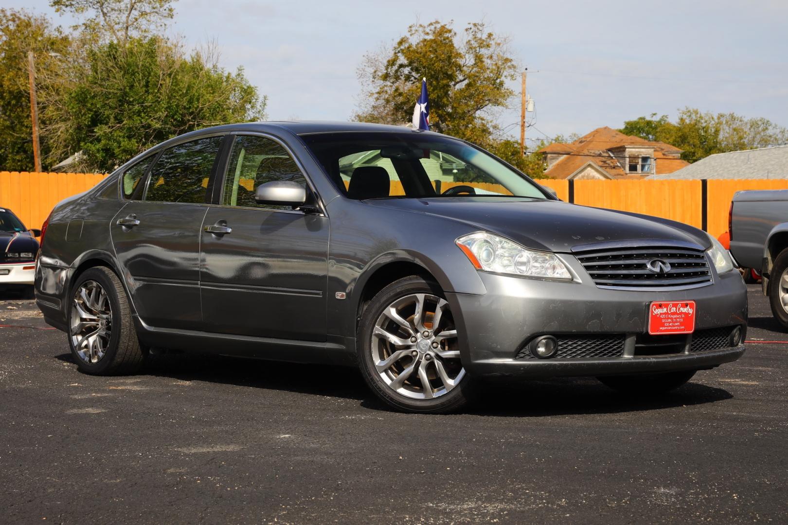 2006 GRAY INFINITI M 35 Luxury (JNKAY01E16M) with an 3.5L V6 24V DOHC engine, 5-SPEED AUTOMATIC transmission, located at 420 E. Kingsbury St., Seguin, TX, 78155, (830) 401-0495, 29.581060, -97.961647 - Photo#0